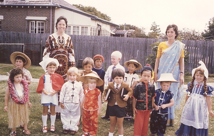 Sabbath School at the Carter's - 1974